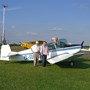 Peter and daughter prior to take off 2007