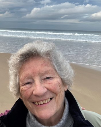 Mum on Portstewart Strand October 2021