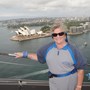 Mum on Sydney Harbour Bridge 2011