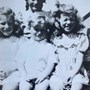 Mum (on the left) with her sisters, Maureen & Hazel, & brother, Malcolm - 1940s