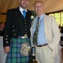 with Ben Tatler at Ben's wedding in August 2011