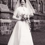 Betty at her wedding in 1957