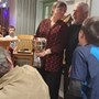 W.O.A.C. Xmas party 2018 - receiving trophy