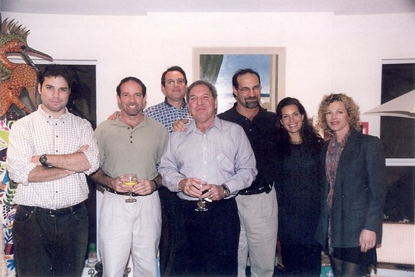 Nick, Ray, Steve, Howard, Richard, Jennifer and Stacy,1998