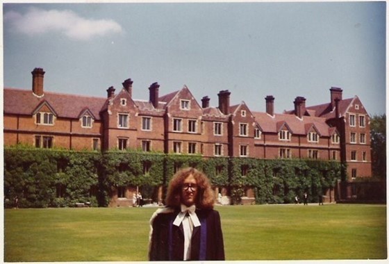 Walter graduating from Selwyn College, University of Cambridge