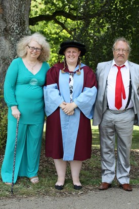Suzie's PhD graduation