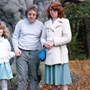 Rosie, Walter and Carol on a family holiday in autumn 1988