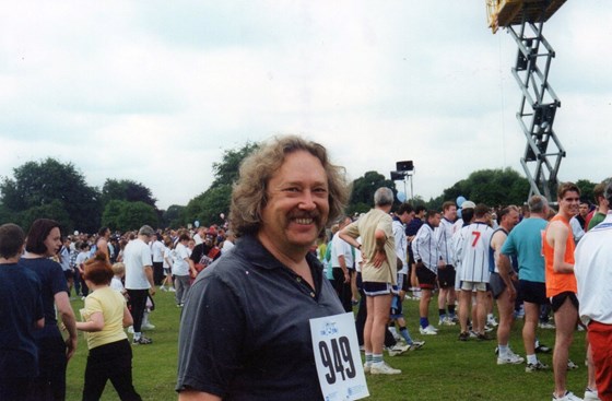 Walter competing in the coventry fun run