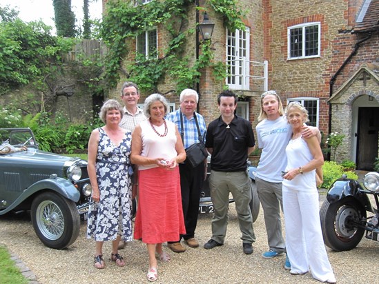 among HRGs, family and friends at Bramley Mill in 2010 