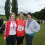 Anja Completing the Race for Life with her two sisters