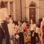Sam juggling as part of the anti Royal wedding party, Blenheim Terrace, Bradford, 26th July 1981