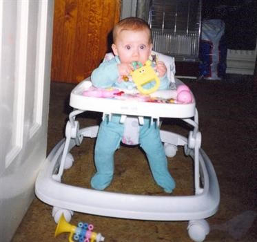 Kayleigh as a baby
