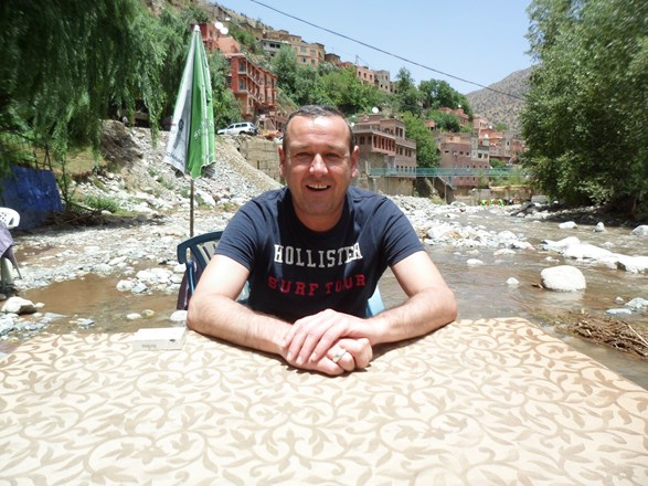 Kenny in the Atlas Mountains, Morocco, 2012