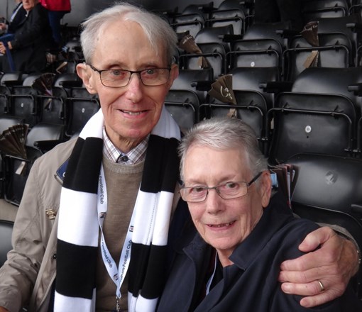 Dad and mum at Fulham