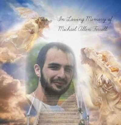 Made by my friend Jessika Stinson before laying Michael to rest