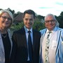 James with me and my wife Ruth at a fundraiser in July 2019. A lovely man who is greatly missed.