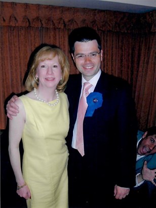The newly elected Member of Parliament for Hornchurch in 2005, alongside Eleanor Laing.