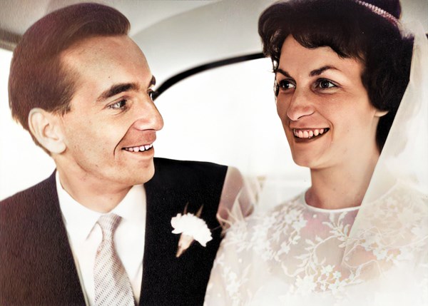 Wedding day - 13th October 1962