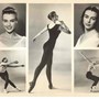 A series of pictures of Barbara during her professional dancing years