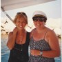Barbara et Joselyne amie Française en Camargue - Stes Maries de la Mer. Juillet 96. Superbe journée