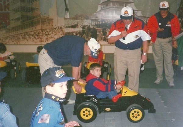  William winning Mini Indy at the Indianapolis 500  1997