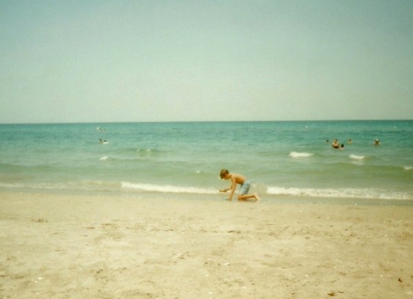  William treasure hunting - Jupiter Beach, FL  July 1999