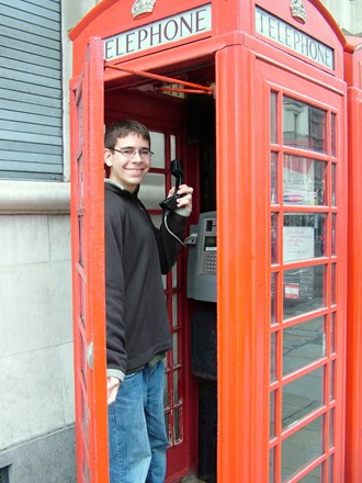 William in London - checking to see if he&#39;s gotten any calls! 