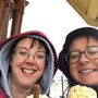 Sissy road trip to Dartmouth, 2017. We got Very Wet!! 