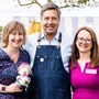 Clare with Dawn and John Torode