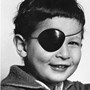 Iain wearing an eye-patch (May, 1970)