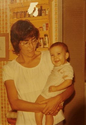Brenda with Maya in 1972