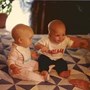 Josh and Chase 1st meeting Aug 1988 at Howdo and Grandma's