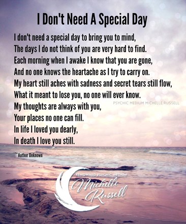 I Dont Need A Special Day