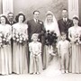 Aunty Eileen and Uncle Harry's wedding day with Christopher and Christine,1950