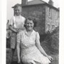 1940 Father and his Mother, 16 Crag View Cononley, back lawn 