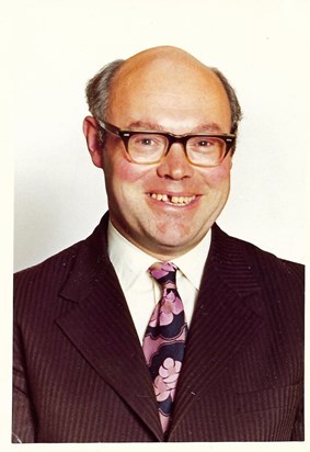 1970s Father school photograph