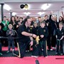 Ollie cutting the ribbon at the grand opening of our Akeman Street Dojo in 2011