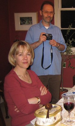 Caroline and Richard at his Dad's birthday in 2007
