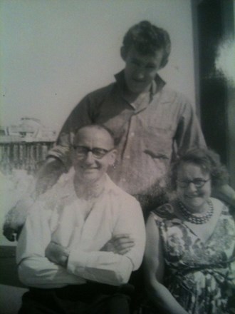 Bernard Gray &amp; his mum &amp; dad. 