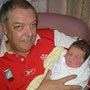 Your lovely son-in-law, Steve proudly holding his 1st grandson Rhys