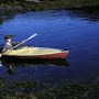 Peter in my canoe – in calmer waters!