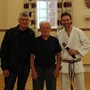 Proud moment having my dad with me when Sensei Conroy awarded me with a black belt. 
