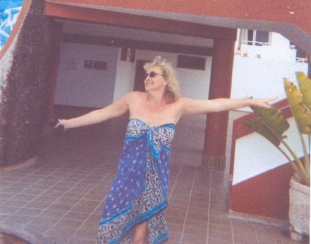 Mum on holiday in Tenerife October 2003