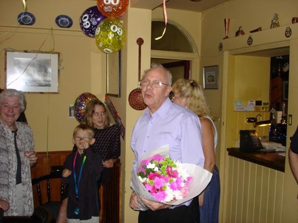 Dad&#39;s suprise at secret 60th birthday party