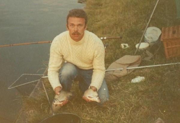Dad fishing with me a fair few years ago now