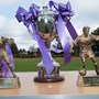 Clare Potsos CF trust memorial match November 2016 trophies