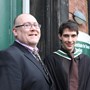 Jeremy with Steven O'Hare, winner of the Halcrow MSc (Eng) Transport Planning and Engineering prize graduation 2010