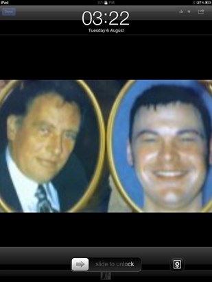 My husband KEV and my youngest son Neil. Killed together.