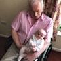 Harriet meeting her “Big Grandad” for the first time ❤️