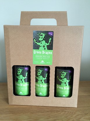 Green Dragon pale ale, by Hobson's Brewery to raise money in memory of Cameron
